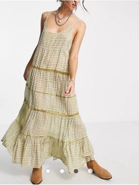 Free People Dress Maxi Cotton Blend  Intimately